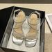 Authentic Stiletto Open Toe High Heels For Women 2025 Summer New Rhinestone Silver Versatile One-Strap Sandals_voghion.com