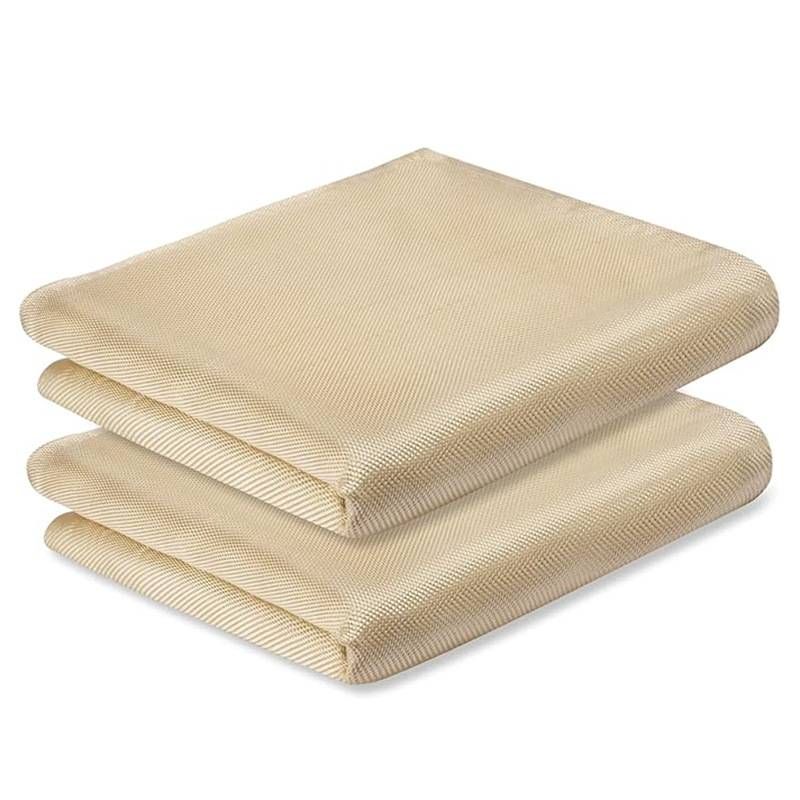 2-piece Welding Blanket - Heavy-duty Fiberglass Heat-resistant Fabric, Suitable For High-temperature Insulation Blankets For Camping And Barbecue_voghion.com