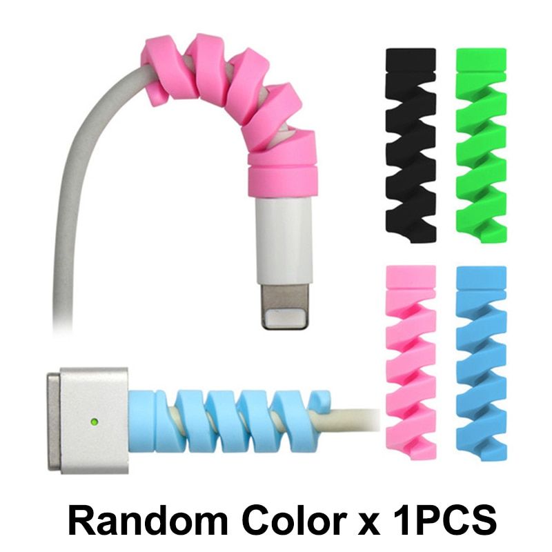 Zaščita za polnilni kabel za telefone, držalo za kable, vezice, navijalec kabla, sponka za miško, polnilnik USB, upravljanje kablov, organizator kablov_voghion.com