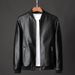 Men's Clothing leather men's casual jacket trendy slim handsome youth motorcycle jacket_voghion.com