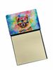 NEW Pomeranian Hippie Dawg Sticky Note Holder Refillable Dispenser Self-Sticky Note Pads, Memo Pads Blank Desk Accessories_voghion.com
