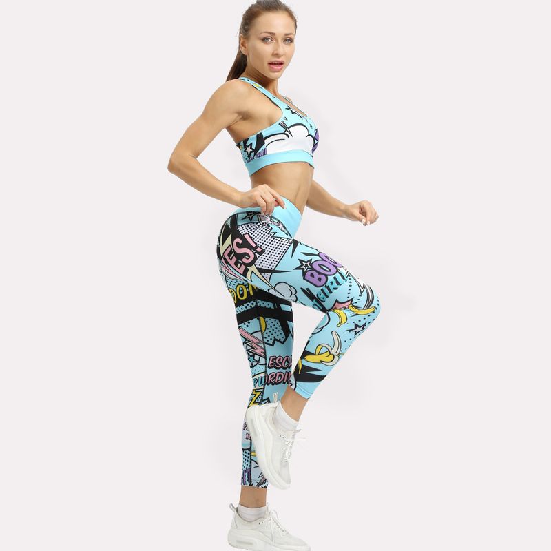 Spodnie damskie nowe śmieszne spodnie dresowe do jogi slim-fit legginsy Spodnie ołówkowe_voghion.com