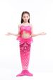 Mother&Kids Mermaid swimsuit Bikini Three-piece swimsuit can add flippers to the tail_voghion.com