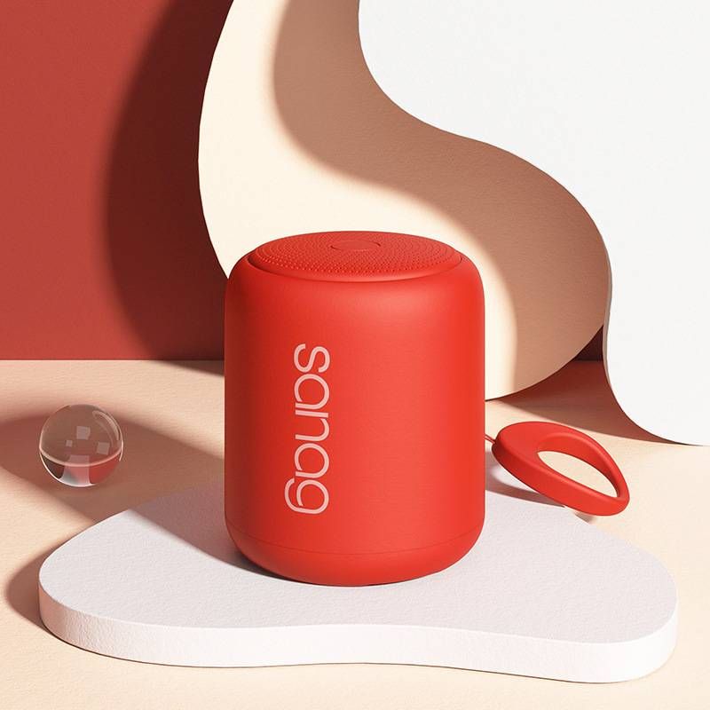 Hivatalos Genuine-sanagX6 Bluetooth hangszóró vezeték nélküli mini magassugárzó mélynyomó hordozható autós kültéri ajándék férfiaknak és nőknek (piros/átmenetes rózsaszín)_voghion.com