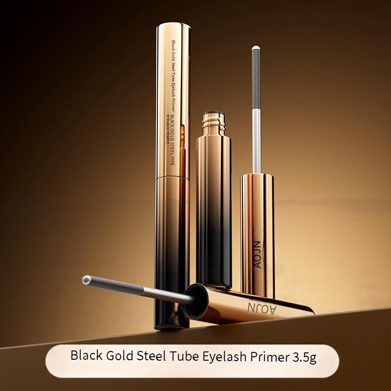 Mascara Black Gold Steel Tube Eyelash Primer Waterproof Curling And Lengthening Without Smudging Mascara_voghion.com