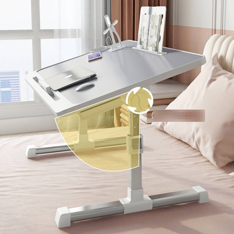 Table de chevet pliable et réglable pour bureau d'étude à domicile, simple, pour chambre à coucher, baie vitrée, dortoir, petite table pour étudiants_voghion.com