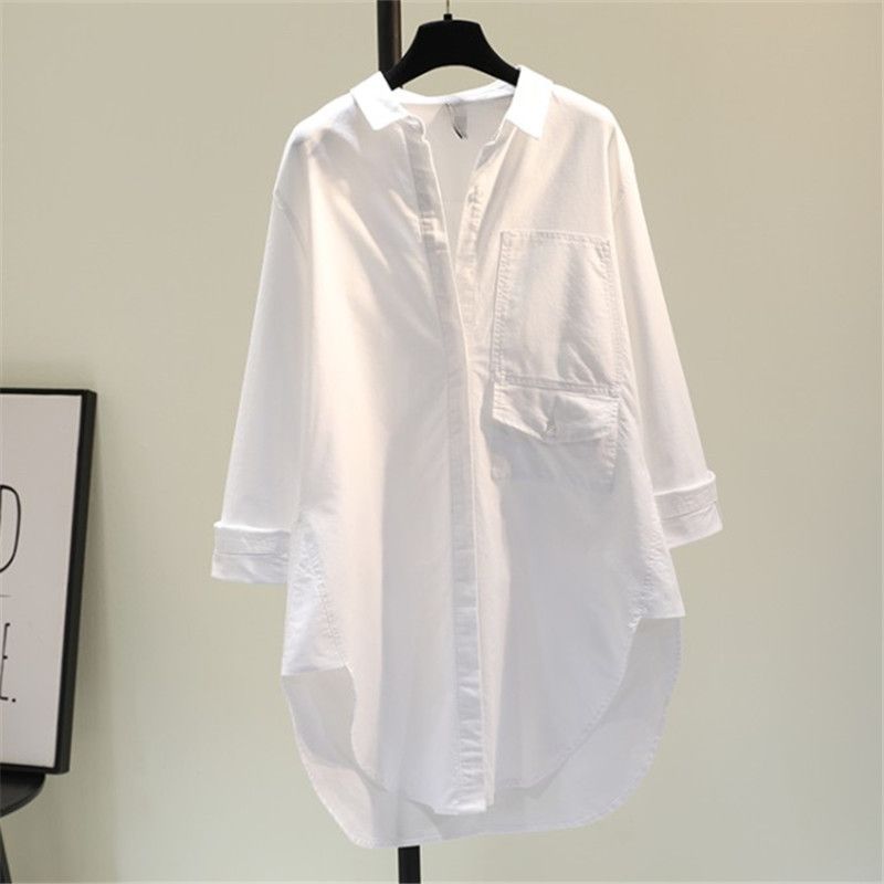 [Cotton Linen] Women's Clothing The Spring And Autumn Literary Temperament Versatile Casual Shirt Top Trend_voghion.com