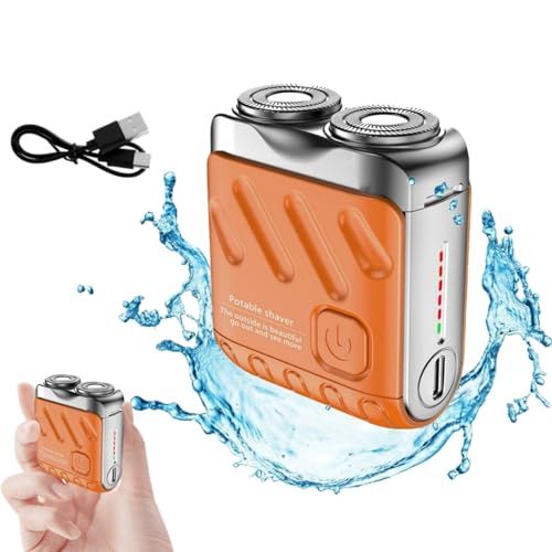 Mini USB Travel Shaver - Portable One-Click Design_voghion.com