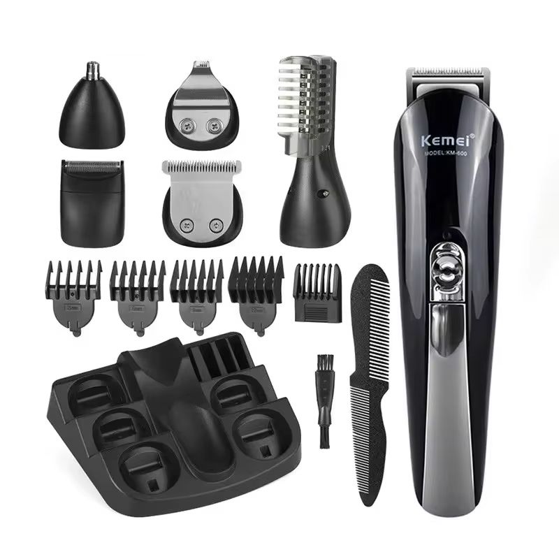 kemei km-600 elettrico 6 in 1 multiuso rasoio tagliacapelli rasoio tagliacapelli naso tagliacapelli hine_voghion.com