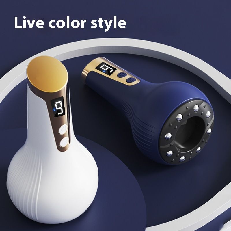 Intelligent Electric Massage And Scraping Device For Full Body Massage, With Strong Suction And Painless Second Scraping And Easy Cupping Massage_voghion.com