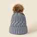 New Korean Style Women's Wool Knitted Hat Wholesale Autumn And Winter Warm Wool Ball Hat Thick Versatile Face Slimming Travel Hat_voghion.com