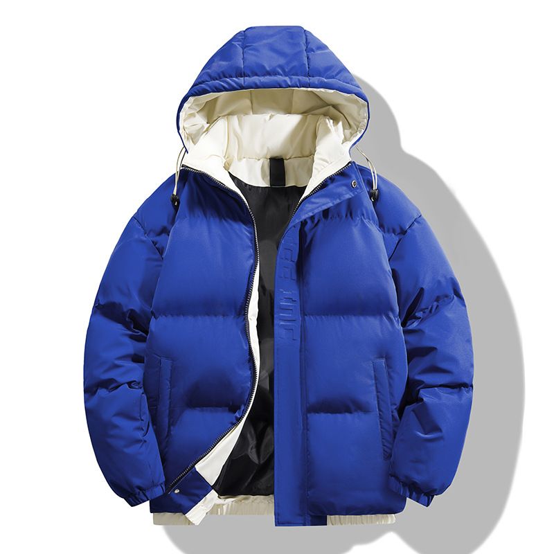 Men’s Winter Puffer Jacket –Trendy Oversized Hooded Coat With Thick Polyester Fill (Unisex Design, Zipper Closure, Water-Resistant For Cold Weather)_voghion.com
