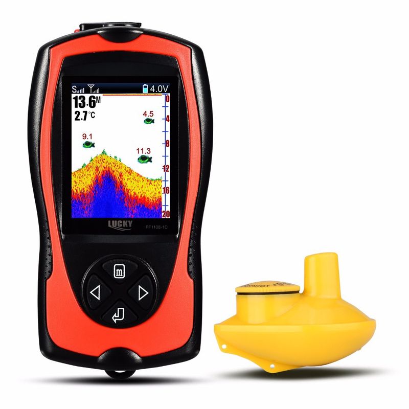 Sonar wireless cu ecran color, detector de pești, consumabile pentru pescuit_voghion.com