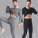 Men's Thermal Underwear Thin Top And Pants Autumn Clothes Set For Men_voghion.com