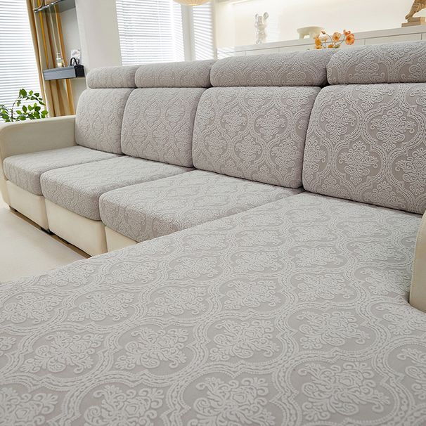 Nordiskt sofföverdrag All Inclusive Universalskydd Ryggstöd Handduk Nackstöd Amerikansk enfärgad Kudde_voghion.com