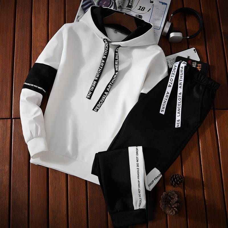 Men's Clothing trendy sports thin suits, sweatshirts, versatile handsome _voghion.com