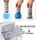 X-Shaped Microfiber Mop 360° Rotating Hands-Free Wash And Squeeze Mop For Home Kitchen Cleaning_voghion.com