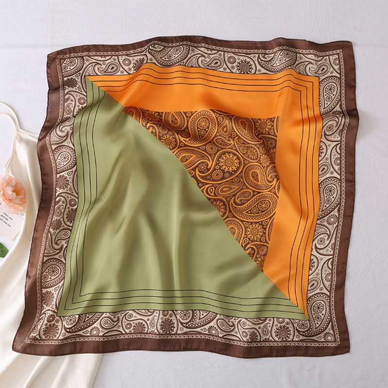 New2024 high-end Spring/Summer Versatile 70cm Simulated Silk for Women, Fresh Neck Decoration, Women's Square Scarf _voghion.com