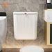 Lillian Bathroom Trash Can With Lid Narrow Spaces, Wall-Mounted, No Installation Needed, Storage Bin For Toilet And Kitchen,_voghion.com