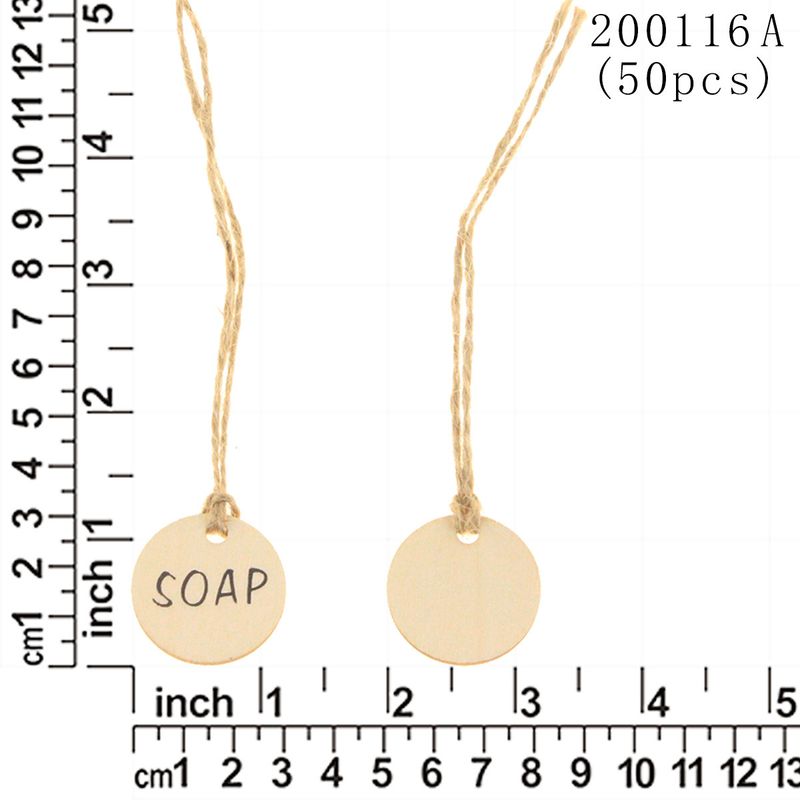 Spot supply wooden DIY round pendant Cup Tag small label Hotel bottle decoration pendant ornaments_voghion.com