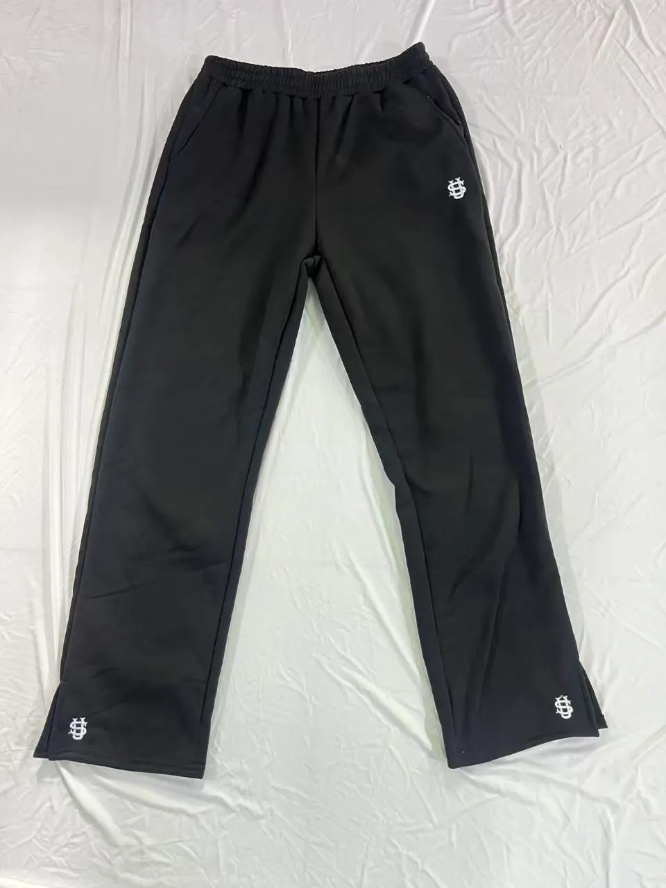 Vêtements pour hommes rétro Y2k Street Trend Hip Hop décontracté taille élastique fermeture éclair ample couleur unie sport pantalons décontractés_voghion.com