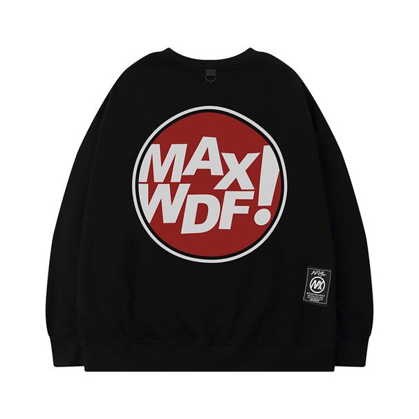 Men's Clothing round neck pullover heavy circle sweater weight 400G light wool plus velvet couple style loose_voghion.com