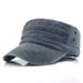 Designer flat cap men's military hat spring and summer wash old men's hat casual cap summer visor hat_voghion.com