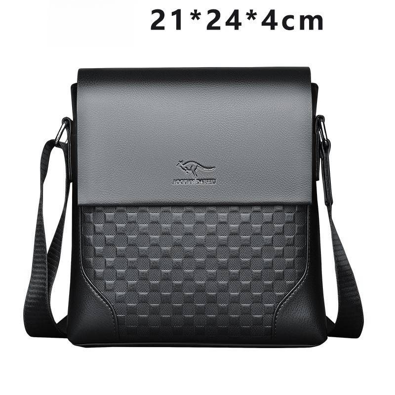 Klasiska vintage augstas klases augstas kvalitātes vīriešu modes tendence plecu soma_voghion.com