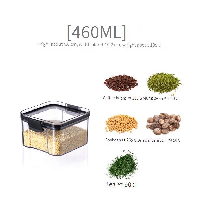 Home Storage & Organization Sealed Jars, Grain Jars, Kitchen Storage, Food Grade Transparent Plastic Boxes, Snacks, Dry Goods, Tea Storage Jars_voghion.com