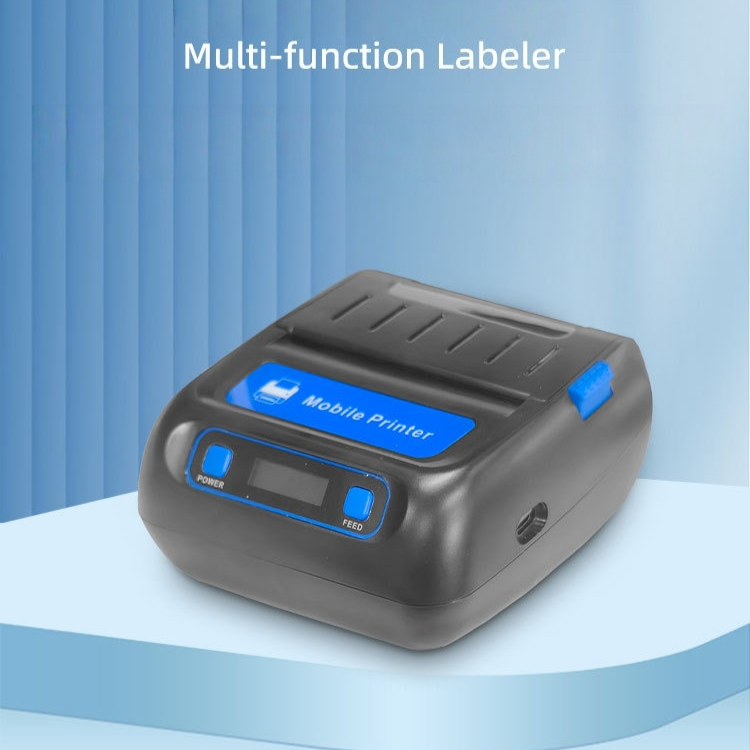 Portable 80mm Thermal Label Printer For Shipping & Receipts - Bluetooth Mini Printer - Compact & Rechargeable (MP-805)_voghion.com