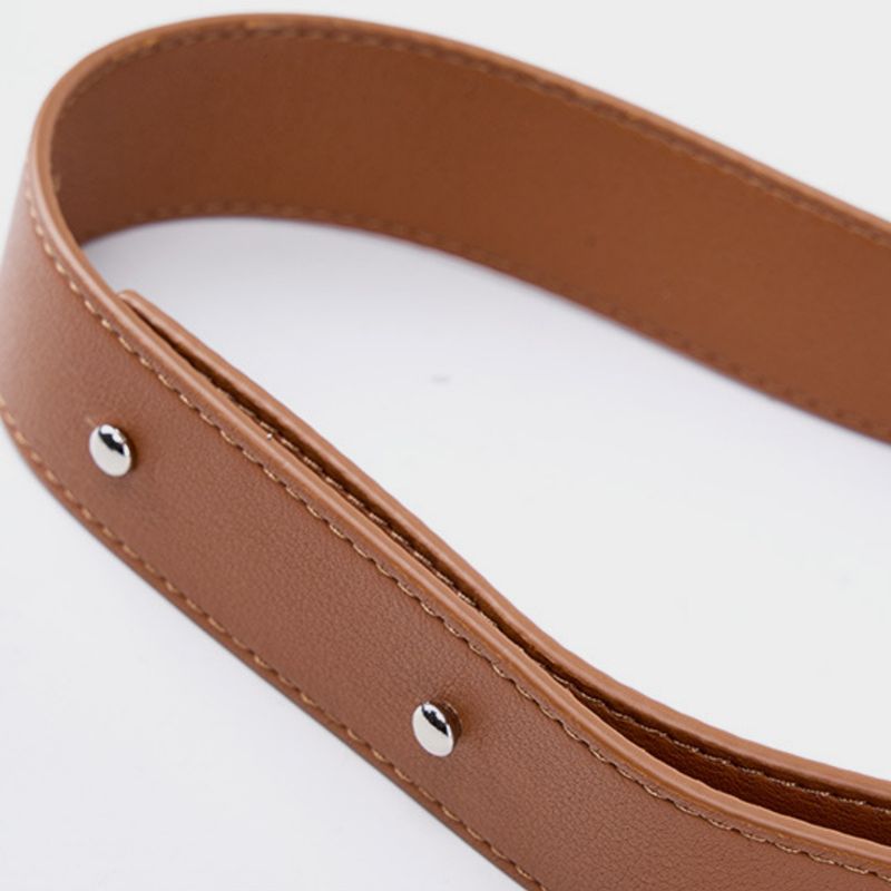 Stylish Slouchy Minimalist Genuine Cowhide Leather Bag - Large Capacity Soft Tote & Bucket Bag For Commute, Shoulder Or Crossbody Carry_voghion.com