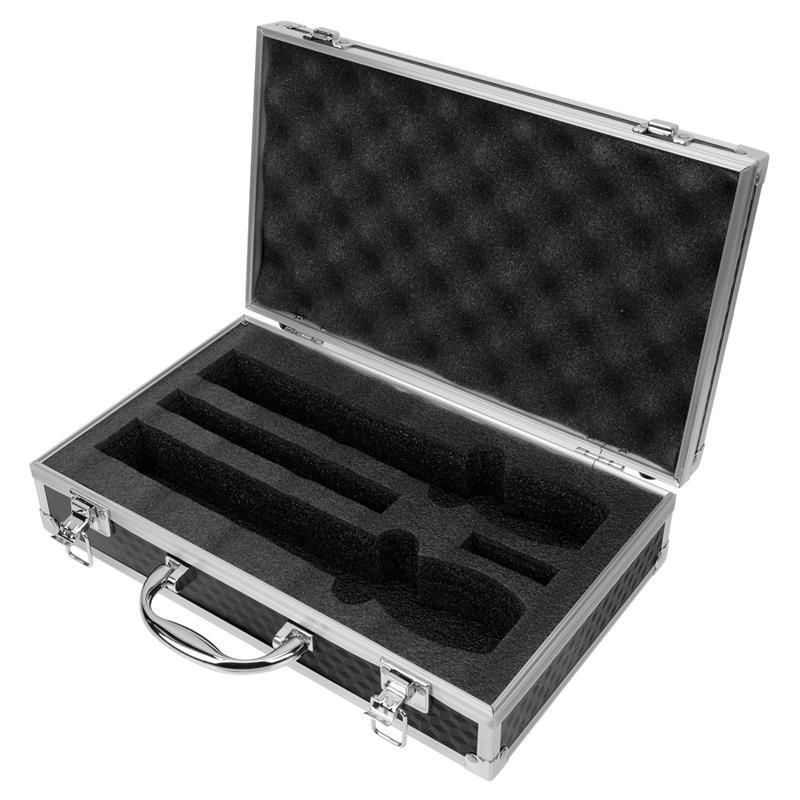 Microphone Box Storage Suitcase Equipment Case For Audio Organizer Boxes Sturdy Aluminum Holding Studio Alloy Sponge_voghion.com