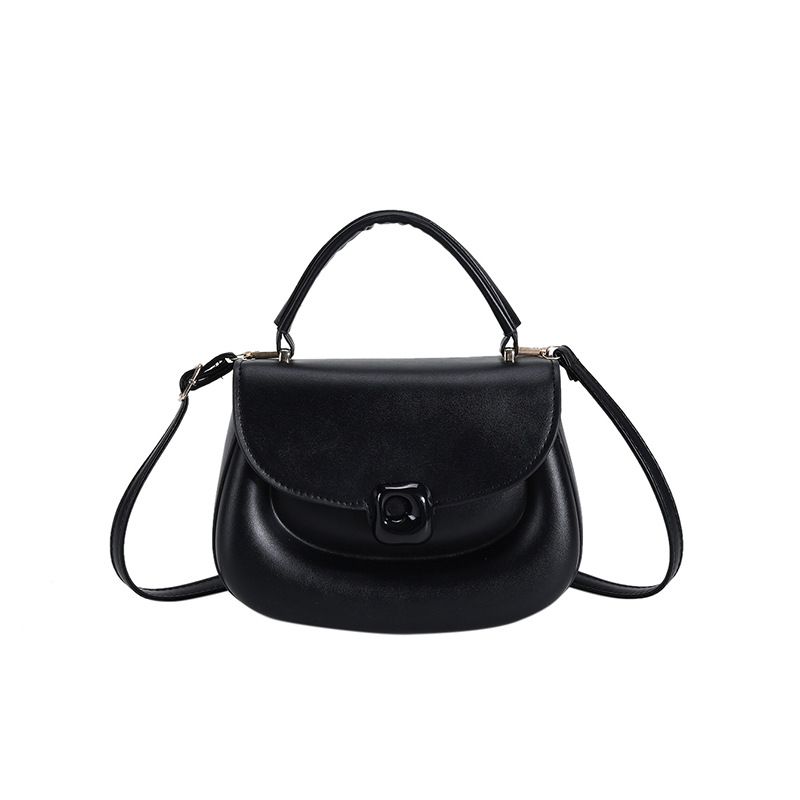 bags Niche Design Women's Bag 2023 Summer New Style Fashionable Saddle Bag simple shoulder bag small fresh single_voghion.com