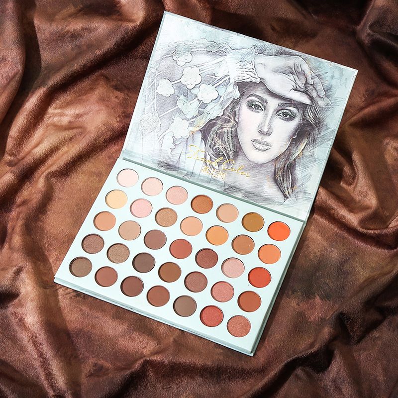 35 matowych perłowych cieni do powiek w odcieniu ziemistego mleka i herbaty dla studentów w przystępnej cenie_voghion.com