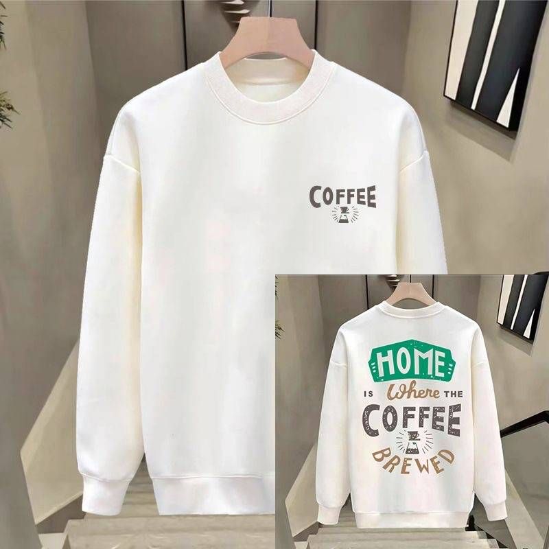 Sügis/talv 2024 Lahtine pluss suuruses pullover 100% puuvillane kapuuts_voghion.com