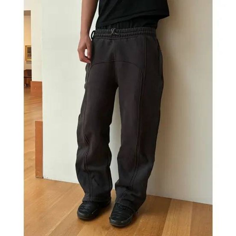 Îmbrăcăminte pentru bărbați Pantaloni cu șnur elastic Pantaloni cu fermoar Pantaloni de trening casual High Street Hip Hop Rap Street Wear_voghion.com