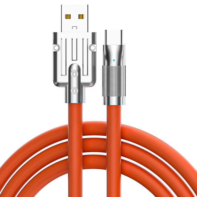 6A 120W USB Type C Cable Super Fast Charging for Huawei Honor Liquid Silicone Data Cord for Xiaomi 12 POCO F4       _voghion.com