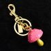 Nouveau porte-clés créatif et coloré pour sac, téléphone portable, voiture, pendentif champignon de dessin animé_voghion.com