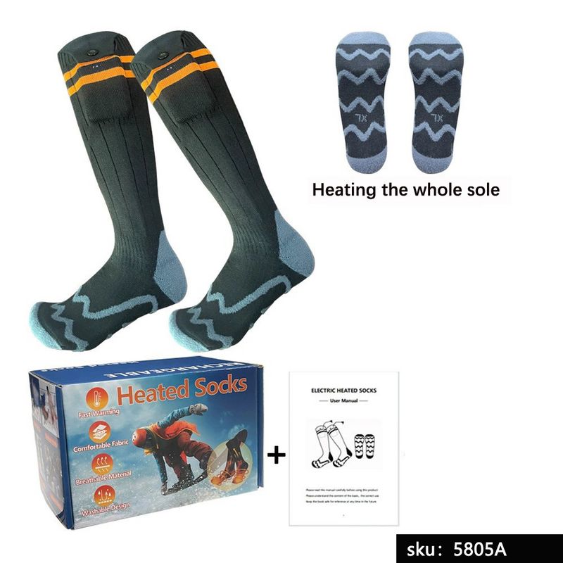 Jauns 5000mAh pilnībā pēdu sildošs āra slēpošanas elektriskais SOC_voghion.com