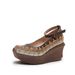 Keilabsatzschuhe aus echtem Leder im ethnischen Stil für Damen mit dicker Sohle, Plateau, Frühling und Sommer, handgefertigt, gewebt, höhenverstärkende Mama-Schuhe_voghion.com