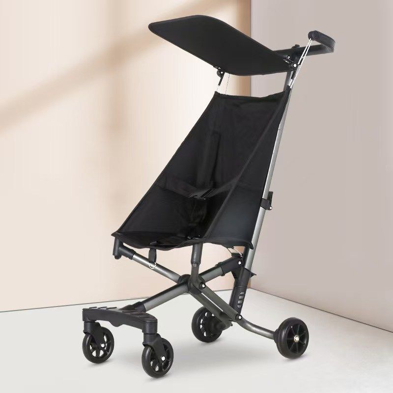 Poussette pliable légère pour nouveau-nés, poussette de poche en alliage d'aluminium pour bébé_voghion.com