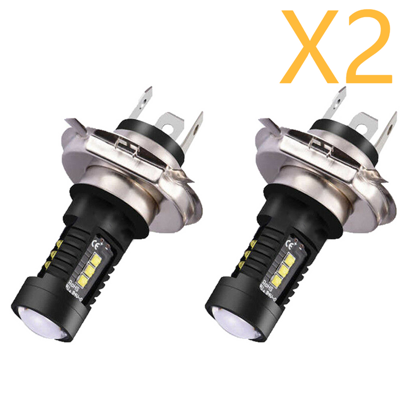 Yuanmheng 2 stuks H4 9003 60W 6000K auto voertuig LED-koplamp hoog dimlicht mistlamp_voghion.com