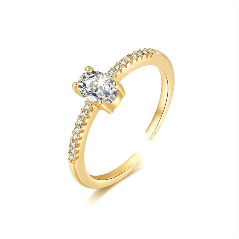 Luxuriöser ovaler Diamantring für Frauen, High-End-Feeling, simulierter Diamantring, Schmuck_voghion.com
