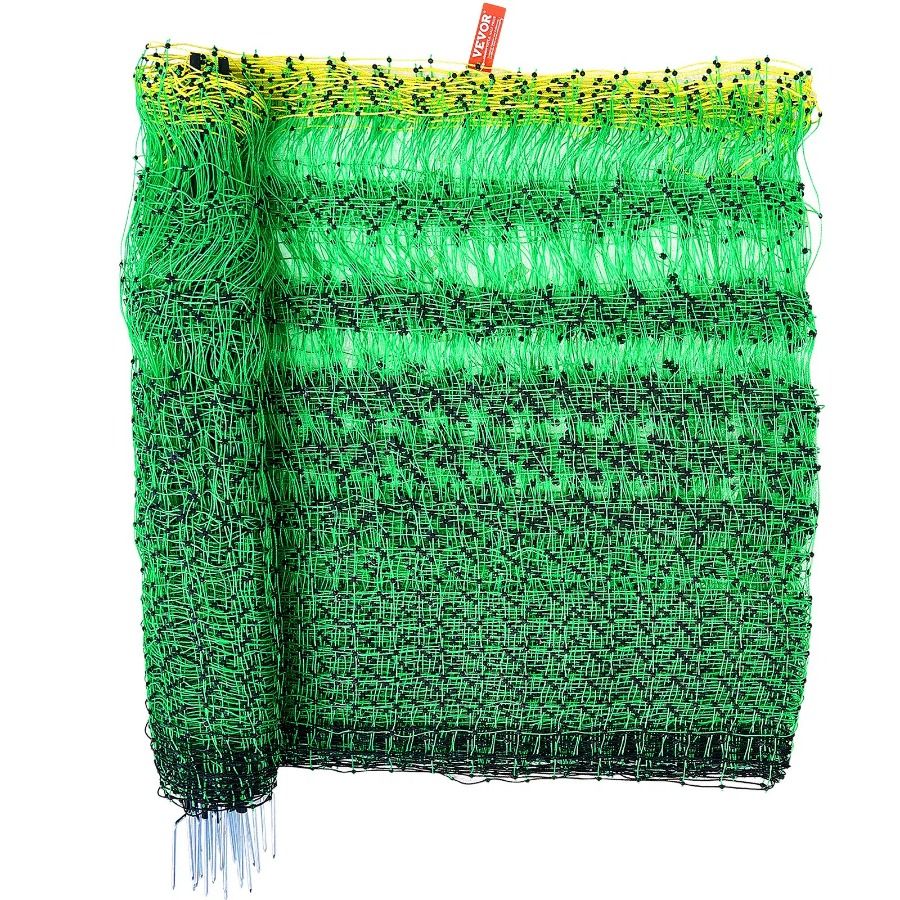 Rete a maglie doppie con punte da 35 per recinzione portatile con pali in PE H per reti di utilità con recinzione per pecore e capre da 164 piedi e rete elettrica a L_voghion.com