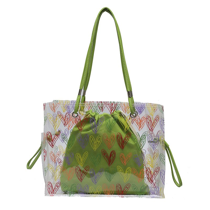 Sac à bandoulière transparent pour femme, sacoche tendance à bandoulière simple, diagonale, pour la plage, nouvelle collection 2024_voghion.com