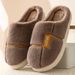 New Winter Men's And Women's Home Warmth Slippers With Thickened Anti Slip Plush Cotton Shoes_voghion.com