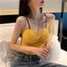 Stile coreano croce bella fascia posteriore cura del torace macchina imbracatura filo di cotone Canotta da donna base top attillato intimo femminile_voghion.com