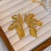 Niche High-End Leaf For Women, Light Luxury, Unique, Exaggerated 3D Petal Earrings_voghion.com