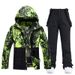 001 Men's Suit Winter Outdoor Windproof Water-Repellent Warm Thickened Snowboard Snow Ski Jacket Pants New Model_voghion.com