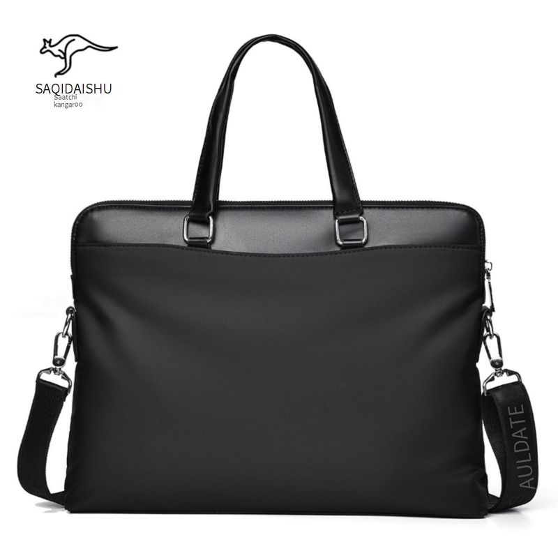 Men's Handbags Briefcase Oxford Cloth Laptop Bag Large Capacity Business Document Bag_voghion.com